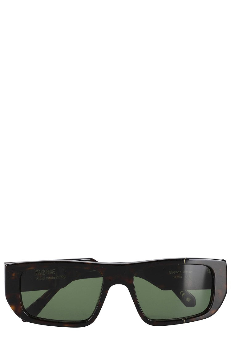 Face.Hide Broken Vision Glasses - Havana Temple