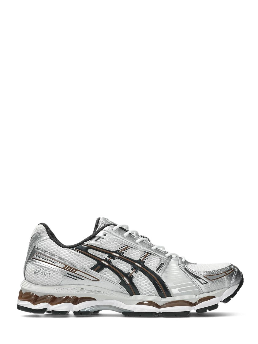 Asics Futuristic Metallic Silver Sneakers With Cushioned Sole
