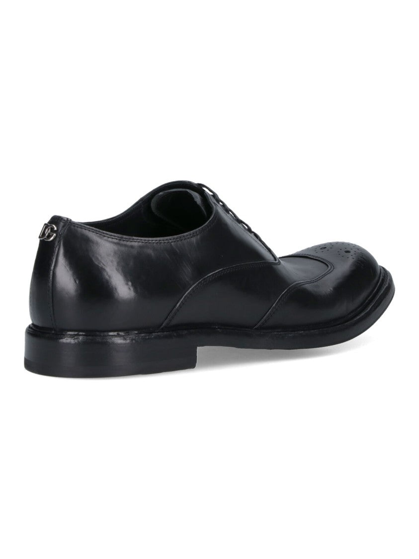 Dolce & Gabbana "Marsala" Derby Shoes – Black