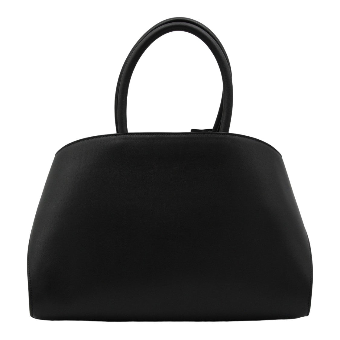 Ferragamo Structured Handbag With Gold-Tone Accents