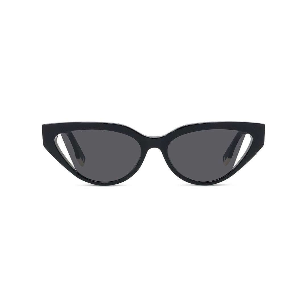 Fendi Black Fe40009i Glossy Cat-Eye Sunglasses