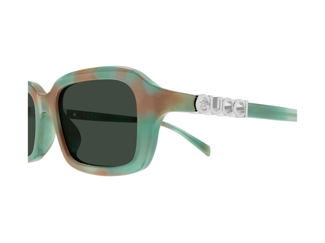 Gucci Gg2152s Oversized Square Marbled Sunglasses