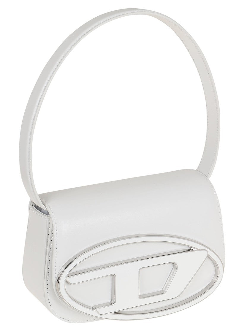 Diesel White Structured Nappa Leather 1Dr Bag