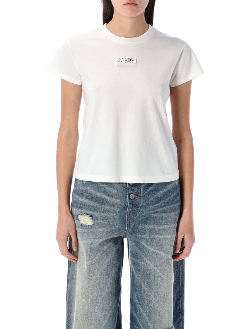 Mm6 By Maison Margiela Numeric Cotton Jersey T-Shirt