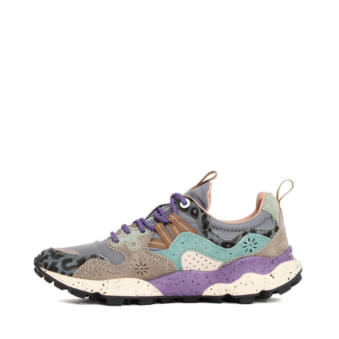 Flower Mountain Yamano 3 Women's Suede And Pony Hair Sneakers