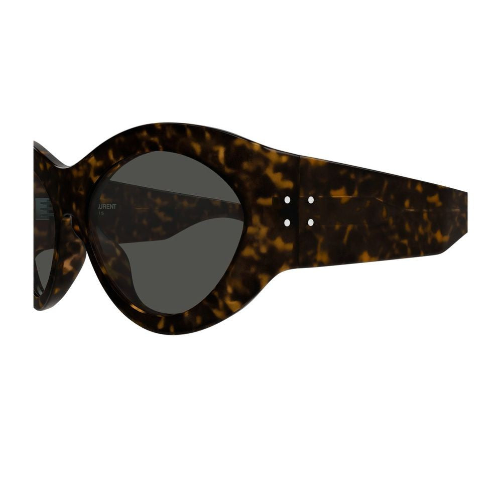 Saint Laurent Sl 854 Linea Sl Logo Oversized Round Sunglasses