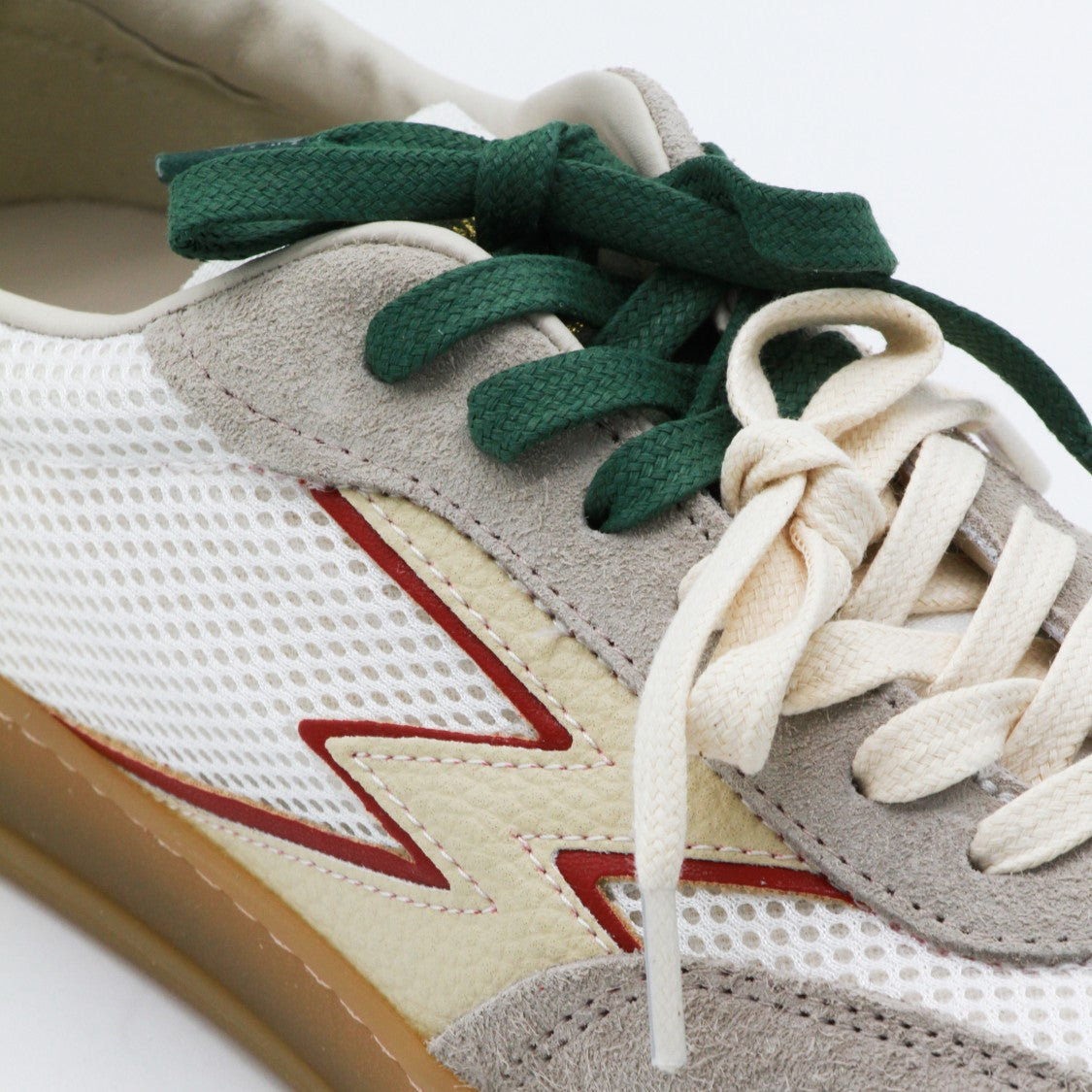 Moaconcept Retro-Inspired Mesh And Suede Sneakers