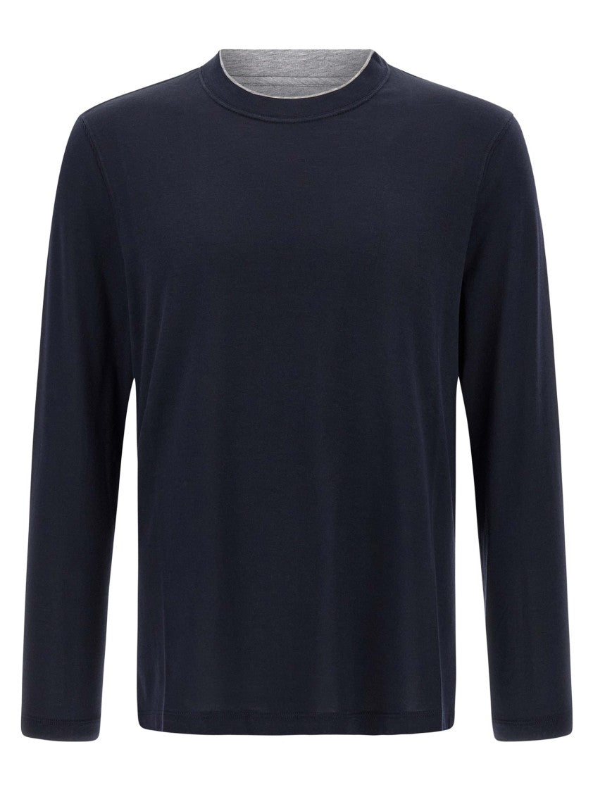 Brunello Cucinelli Multi Layer T-Shirt