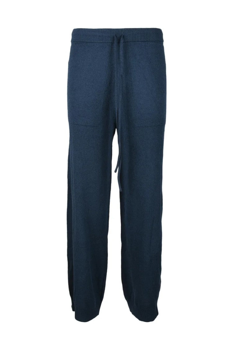 Semi Couture Blue Terrycloth Trackpants