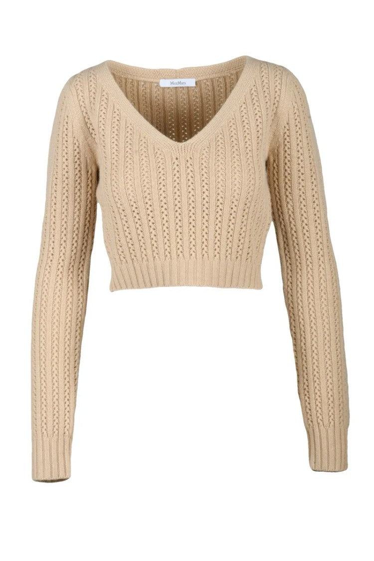 Max Mara Ifrem Short Sweater - Beige
