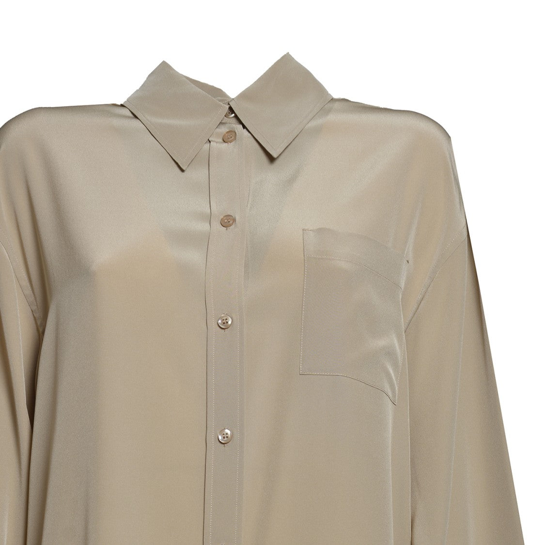 Sportmax Relaxed-Fit Crêpe De Chine Silk Blouse