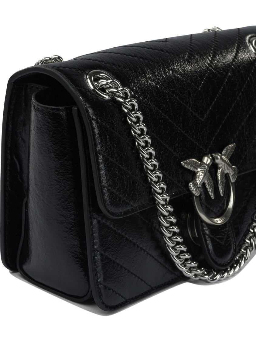 Pinko Leather Crossbody Bag