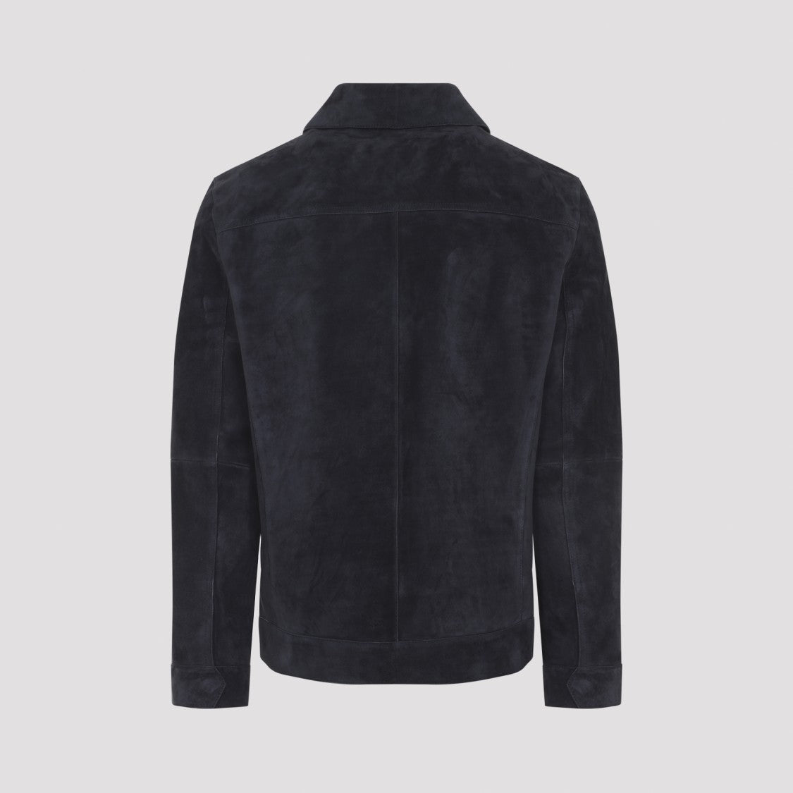 Yves Salomon Blue Calf Leather Jacket