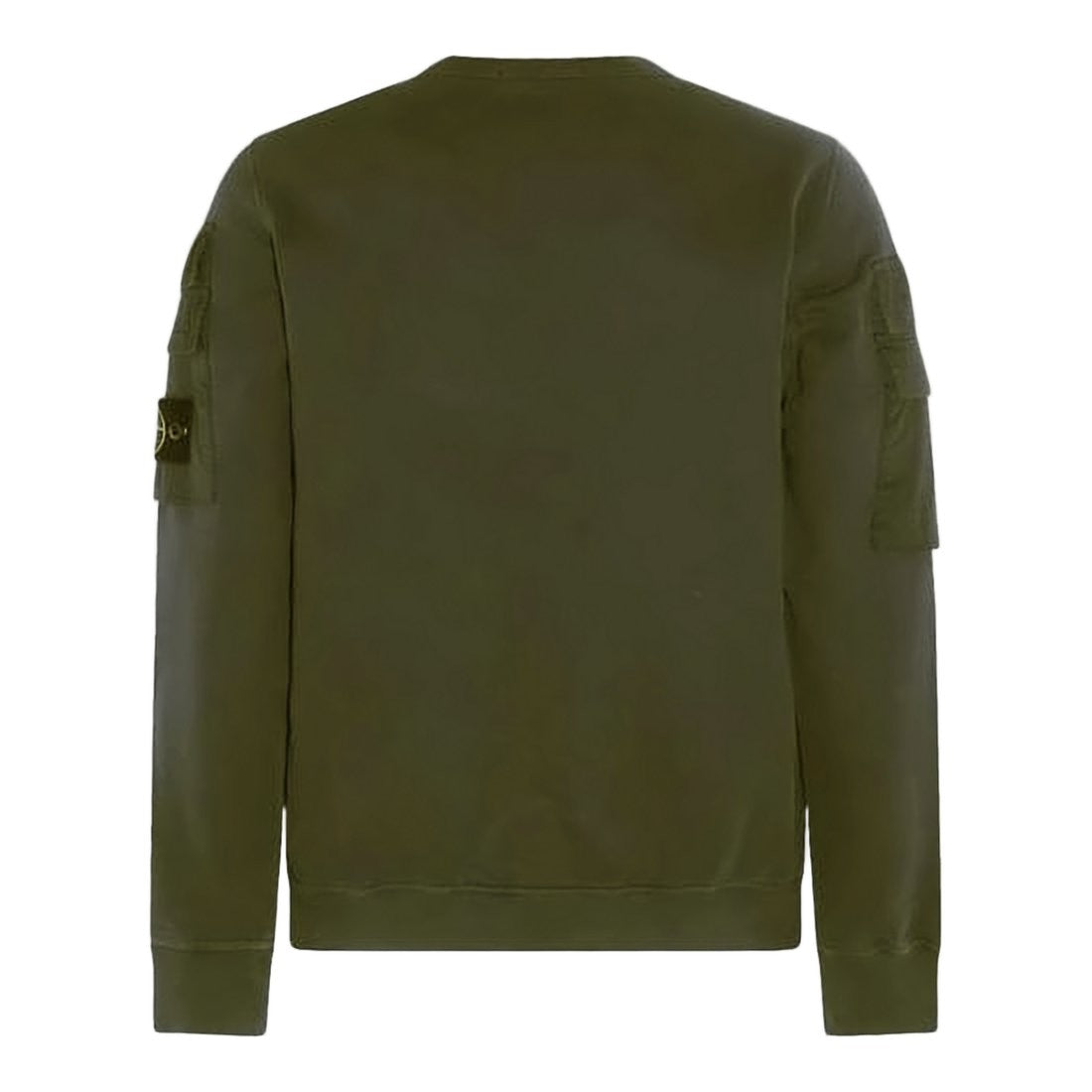 Stone Island Long-Sleeve Sweatshirt With Distinctive Emblem Patch