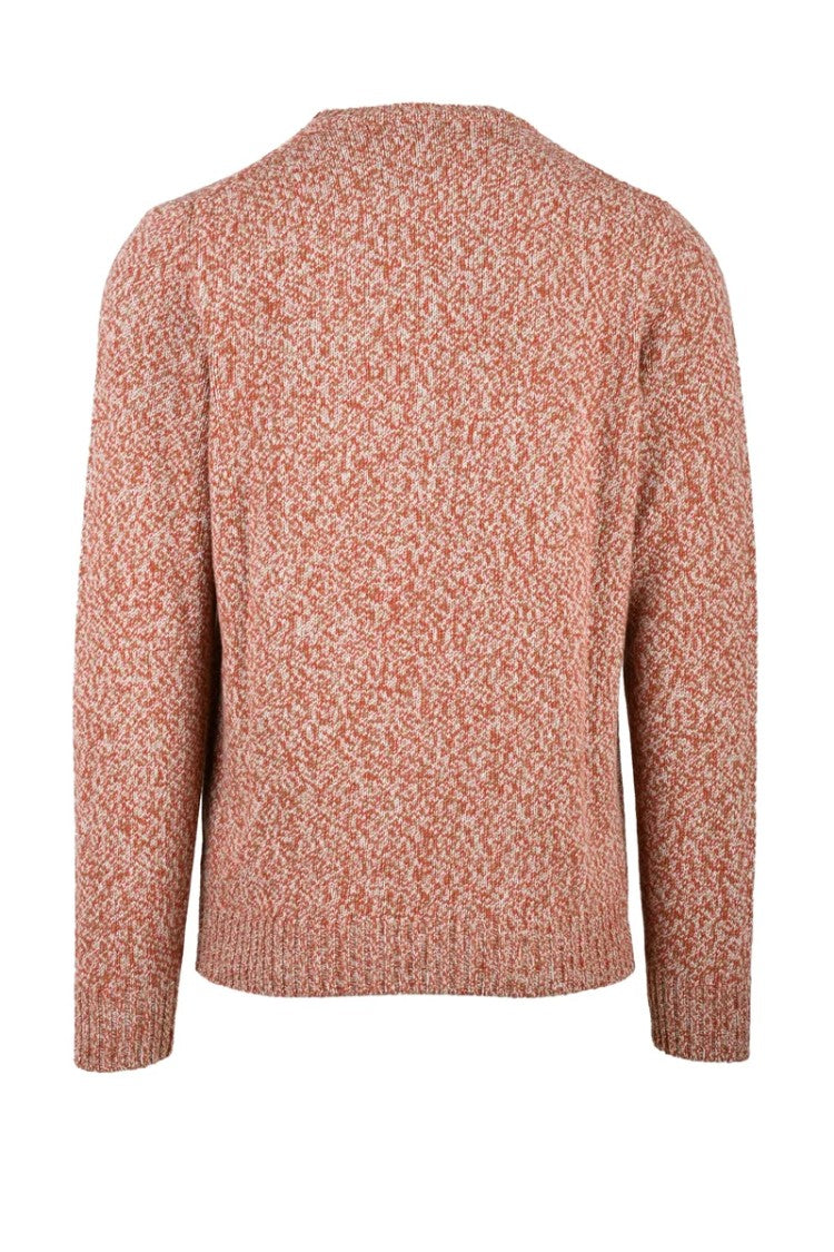 Ferrante Royal Red Ferrante Royal Red Crew Neck Sweater - Brown
