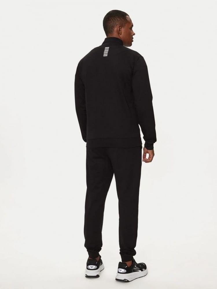 Ea7 Emporio Armani Tracksuit Featuring Stand-Up Collar And Zip Closure