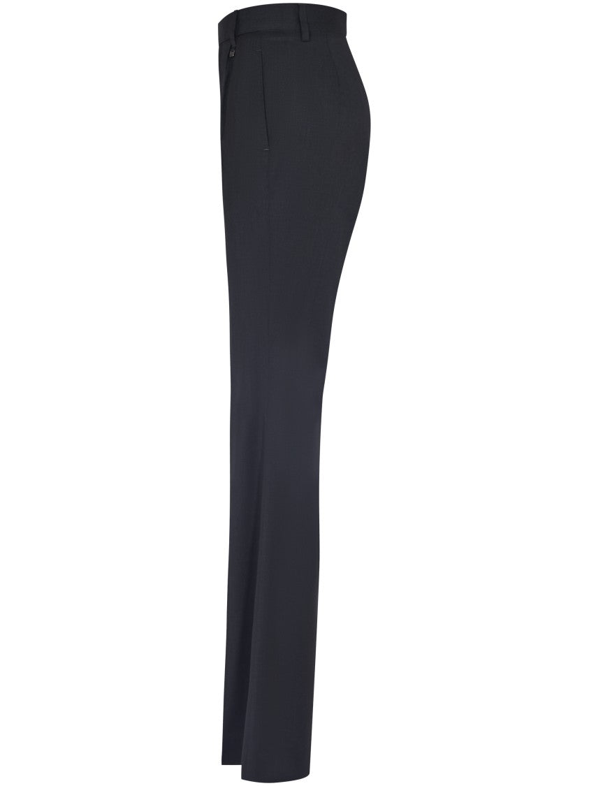 Vivienne Westwood Tailored Black Trousers With Flared Leg