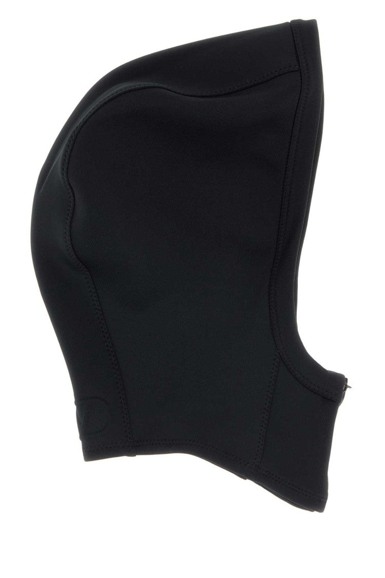 Valentino Garavani Black Stretch Polyester Balaclava