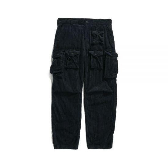 Engineered Garments Relaxed Fit Cargo Pants With Textured Fabric