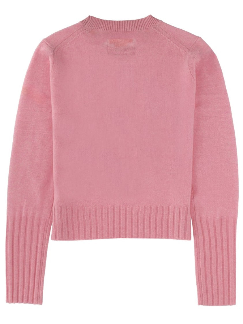 Guest In Residence Shrunken Crew Cropped Cashmere Sweater