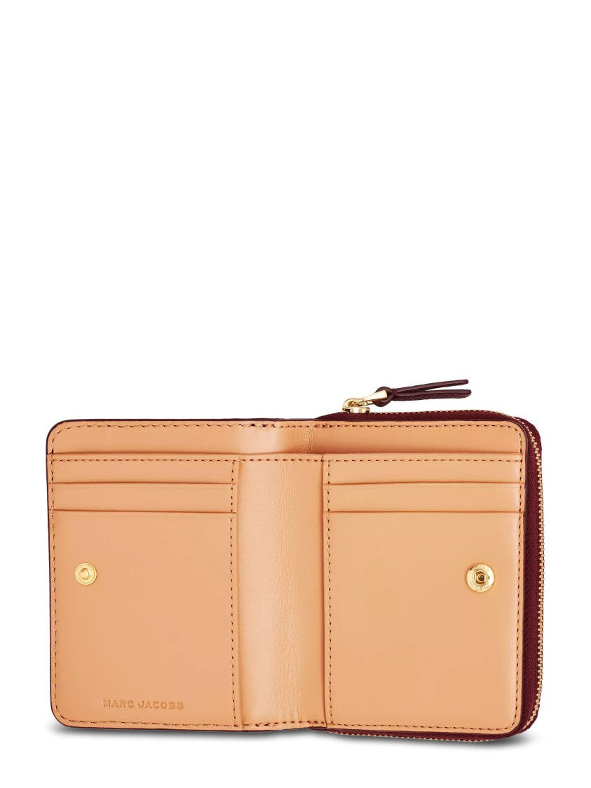 Marc Jacobs Textured Leather Mini Compact Wallet