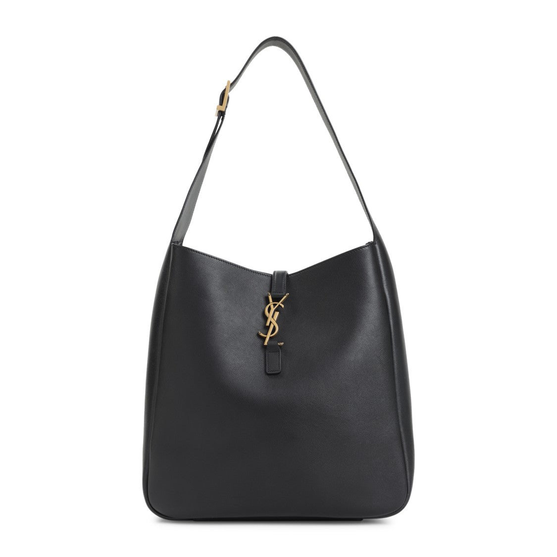 Saint Laurent Le 5A7 Black Calf Leather Shoulder Bag