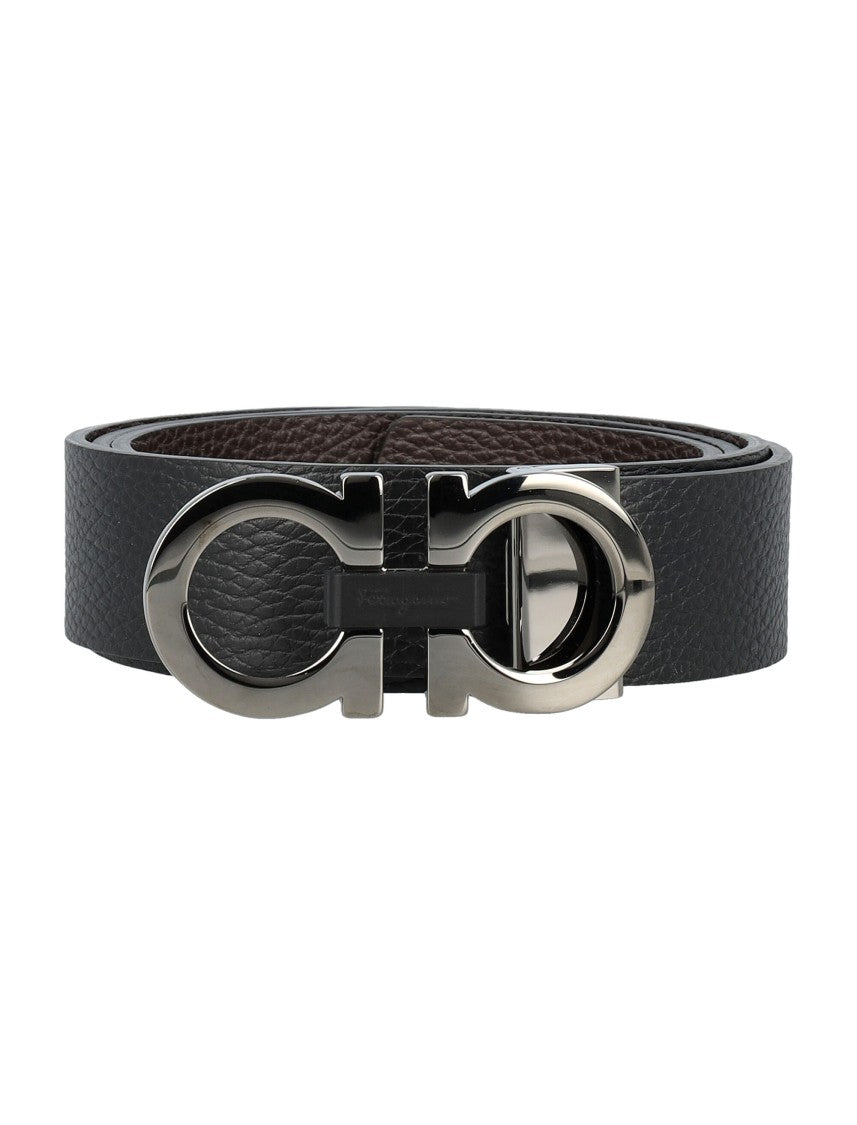 Ferragamo Reversible And Adjustable Gancini Belt