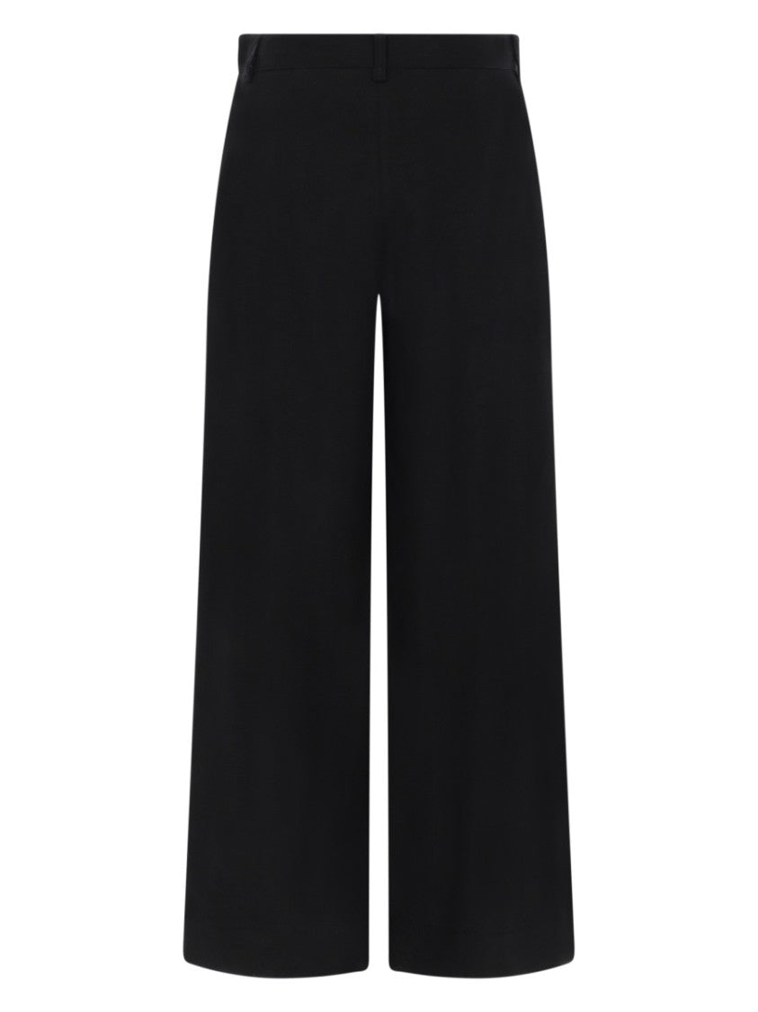 Max Mara Straight-Leg Tailored Pants In Linen Blend
