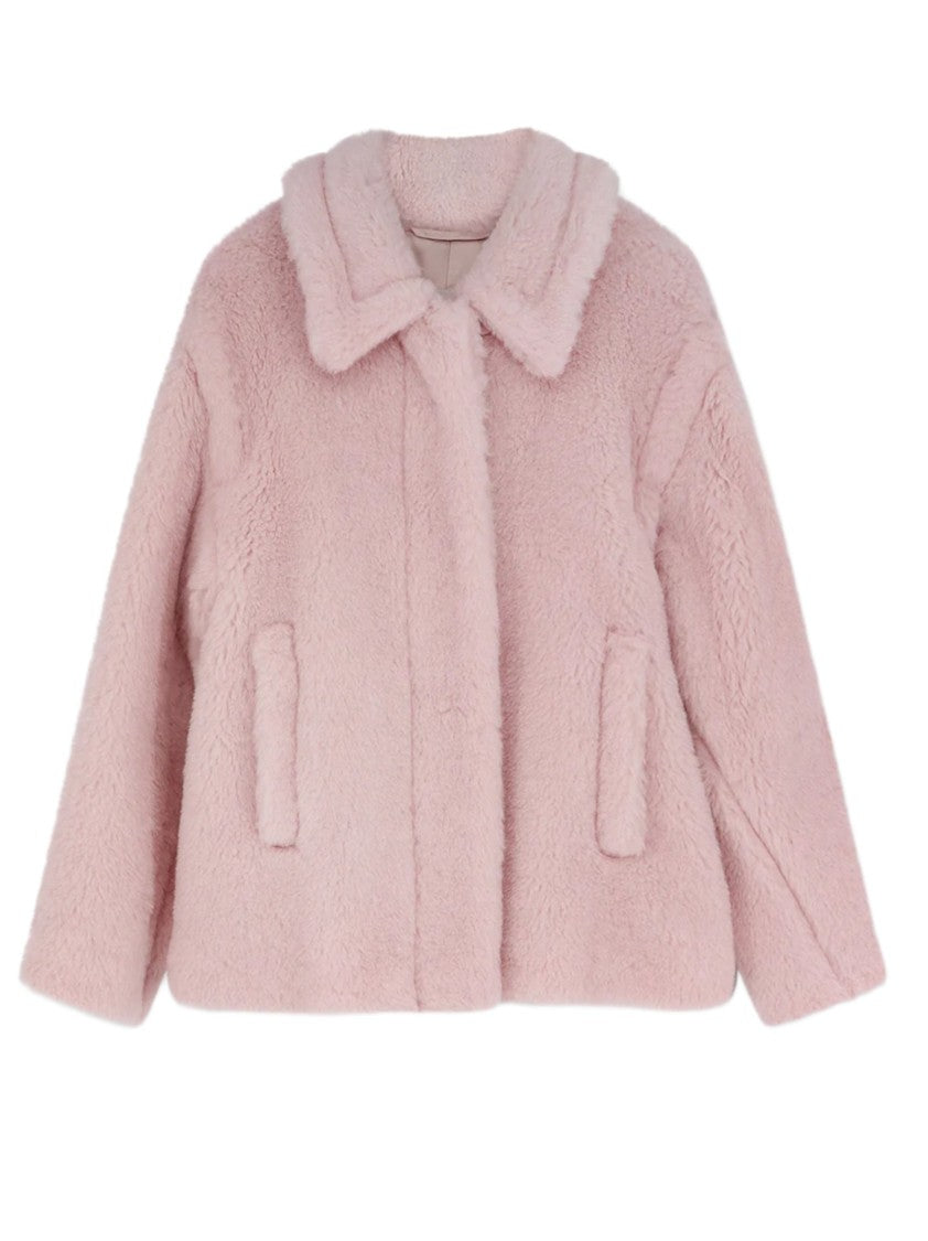 Max Mara Cropped Plush Coat