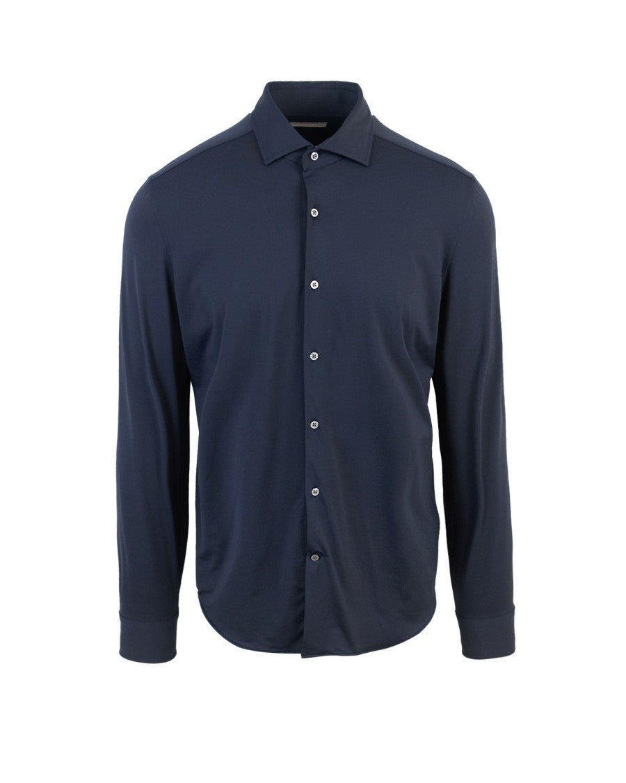 Ghirardelli Blue Slim Shirt