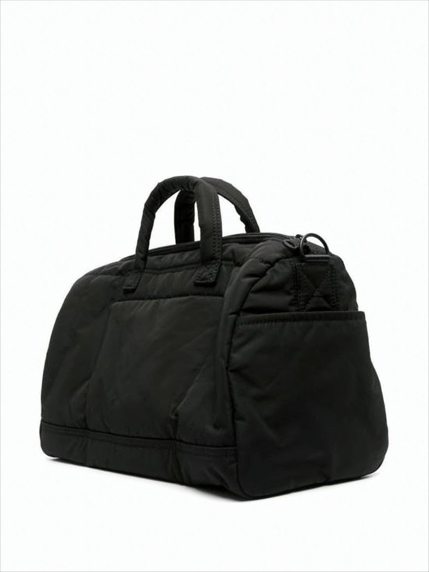 Porter Nylon Tote Bag With Adjustable Straps And Zippered Compartment