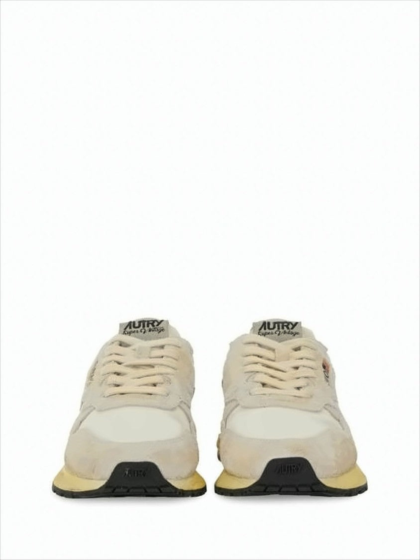 Autry Low-Top Sneakers With Leather And Nylon Blend