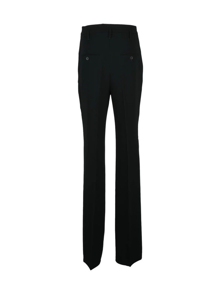 Max Mara High-Waisted Black Trousers With Tailored Silhouette