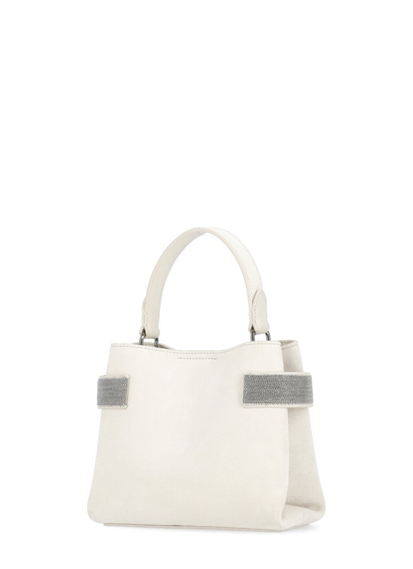 Brunello Cucinelli Suede Leather Hand Bag