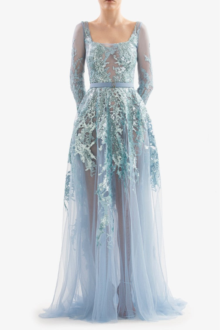 Saiid Kobeisy Embroidered Dress