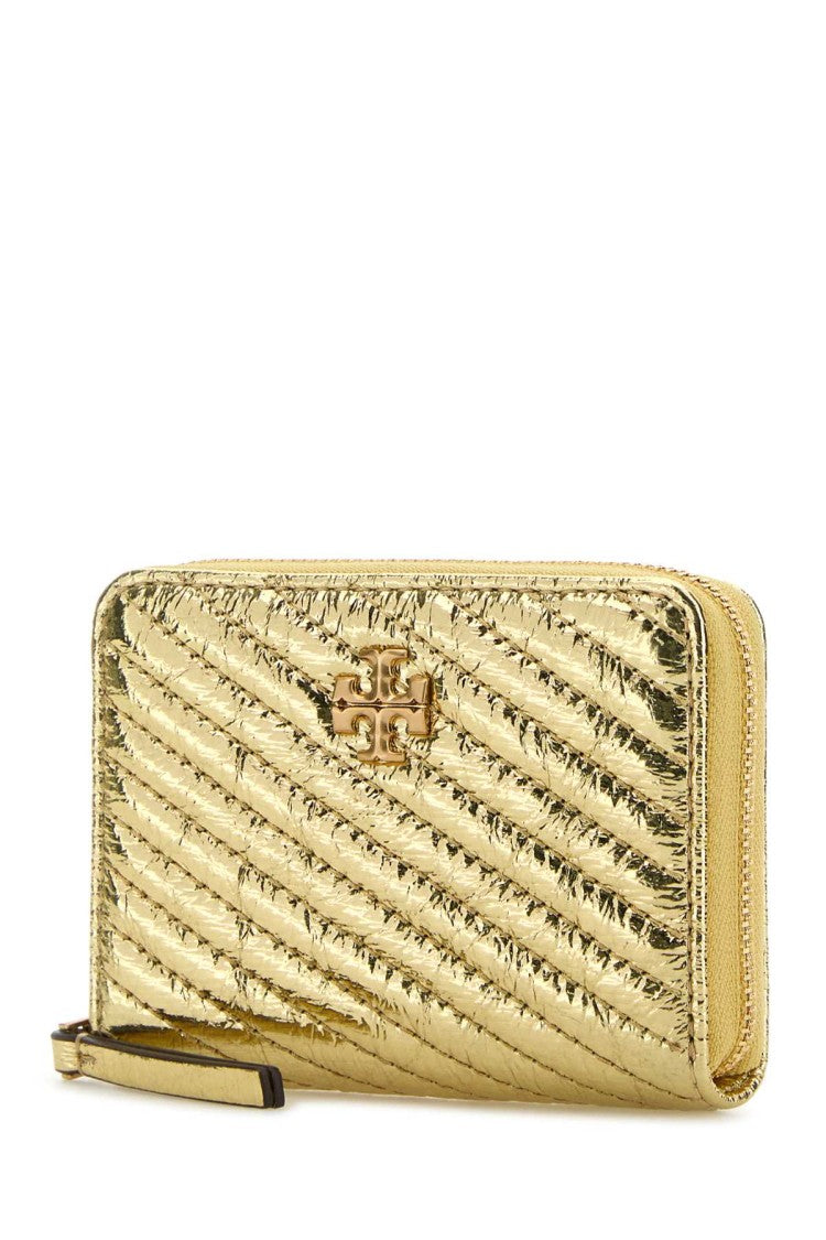Tory Burch Gold Leather Kira Wallet