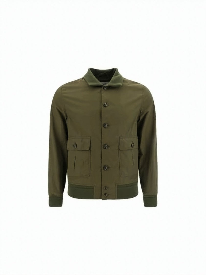 C.P. Company Button-Up Cardigan With Structured Collar