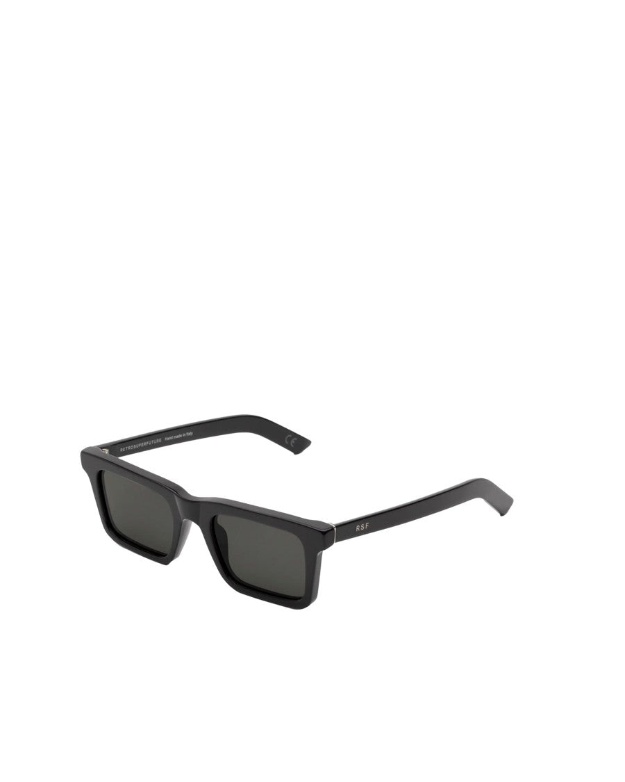 Retrosuperfuture Rectangular Sunglasses With Glossy Acetate Frame