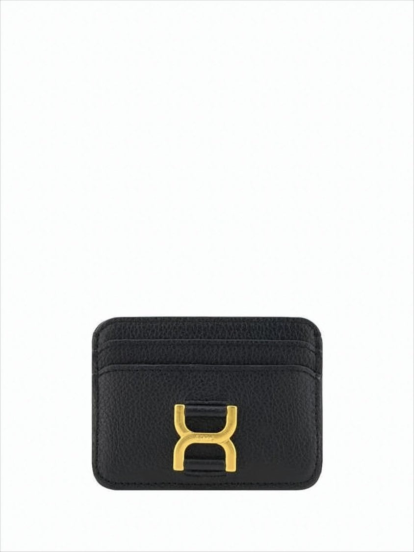 Chloé Textured Calf Leather Cardholder