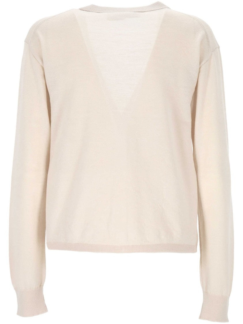 Our Legacy Lightweight Wool Cardigan With Diamond Pattern