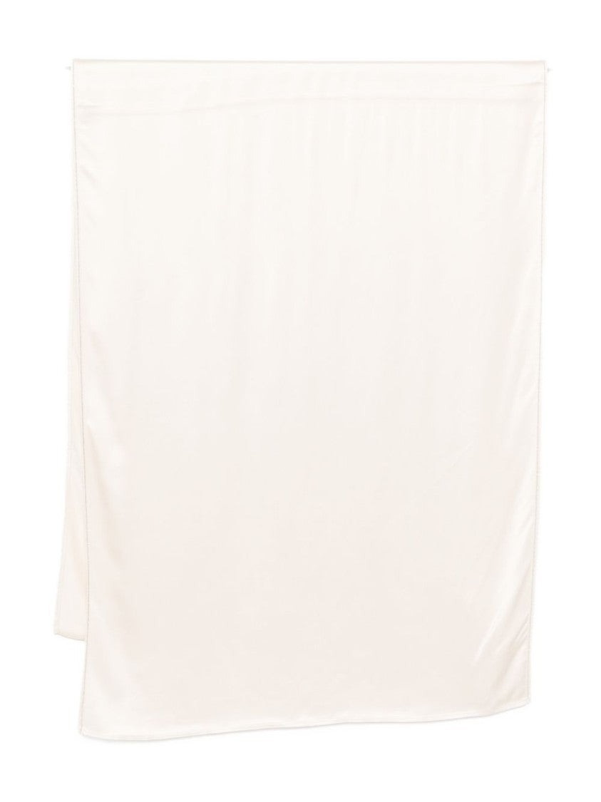 Peserico Beige Scarf With And Smooth Texture