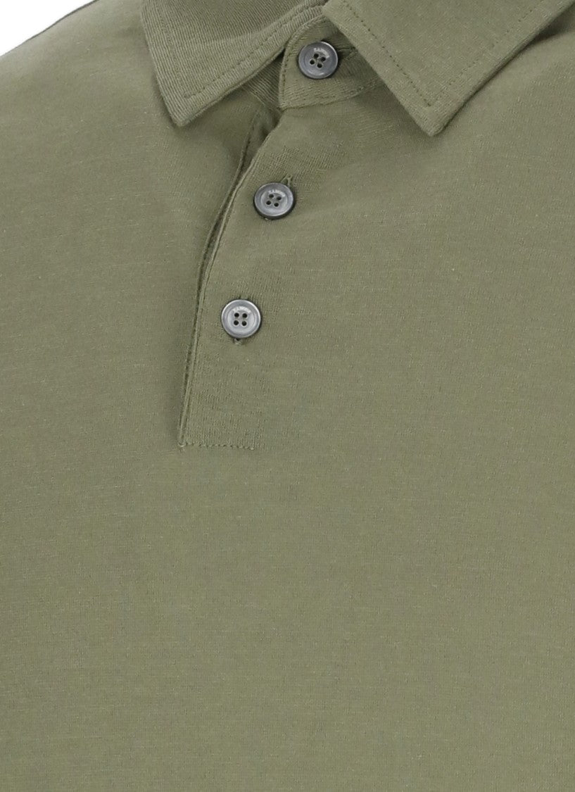 Zanone Green Mc Polo Shirt