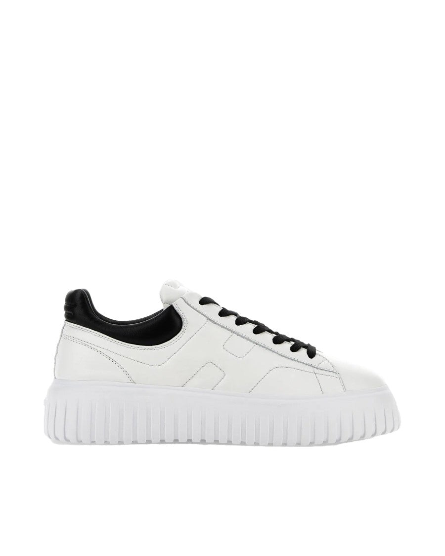Hogan H-Stripes White/Black Sneakers
