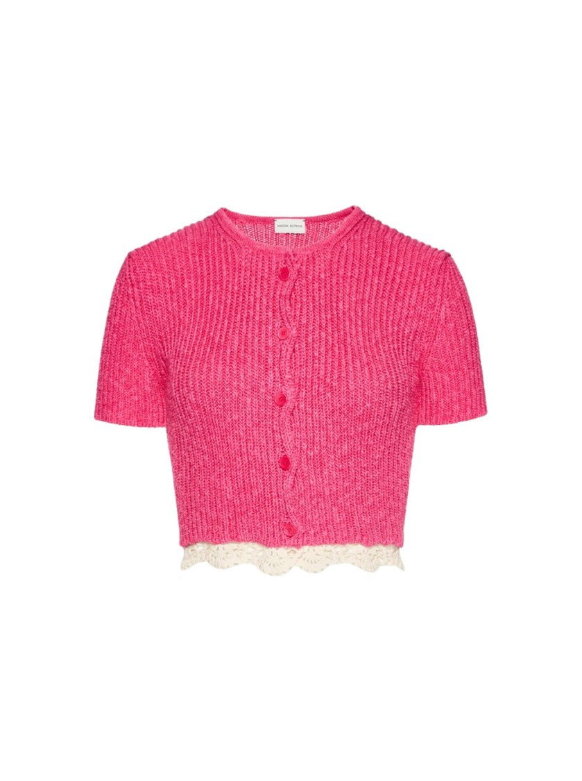 Magda Butrym Knitwear 09 Cardigan Pink