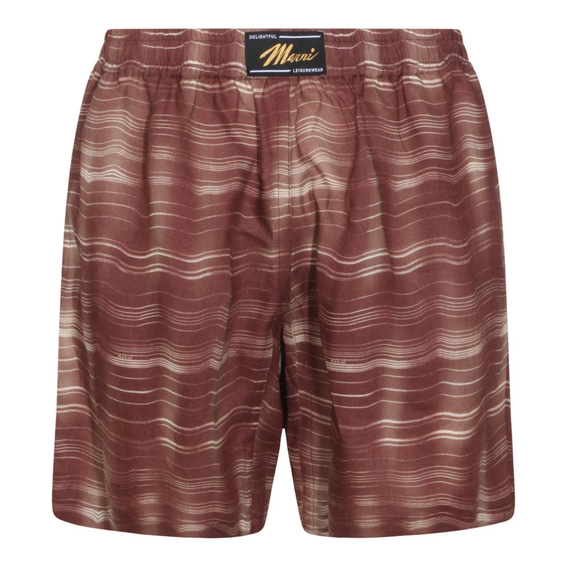Marni Brown Shorts With Relaxed Fit