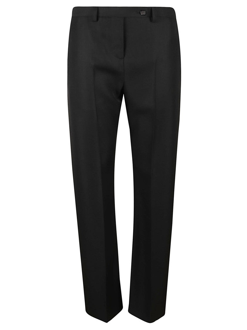 Khaite Tailored Straight-Leg Pants With Structured Waistband