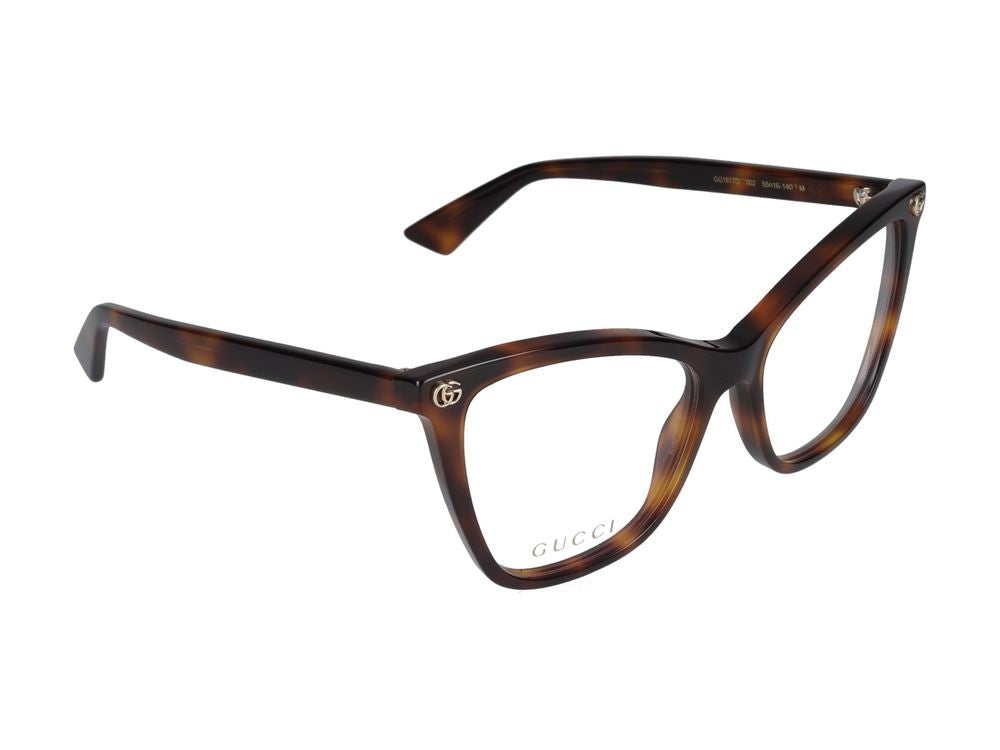 Gucci Eyeglasses Gg1817o 002 Havana Havana Transpa 55/16/140