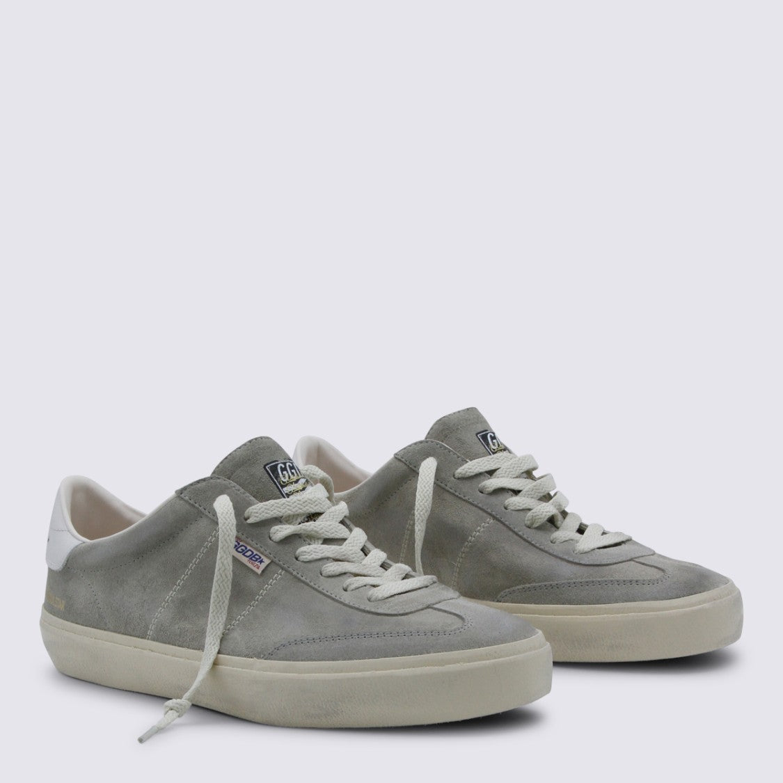 Golden Goose Low-Top Sneakers In Soft Suede With Vintage Accents