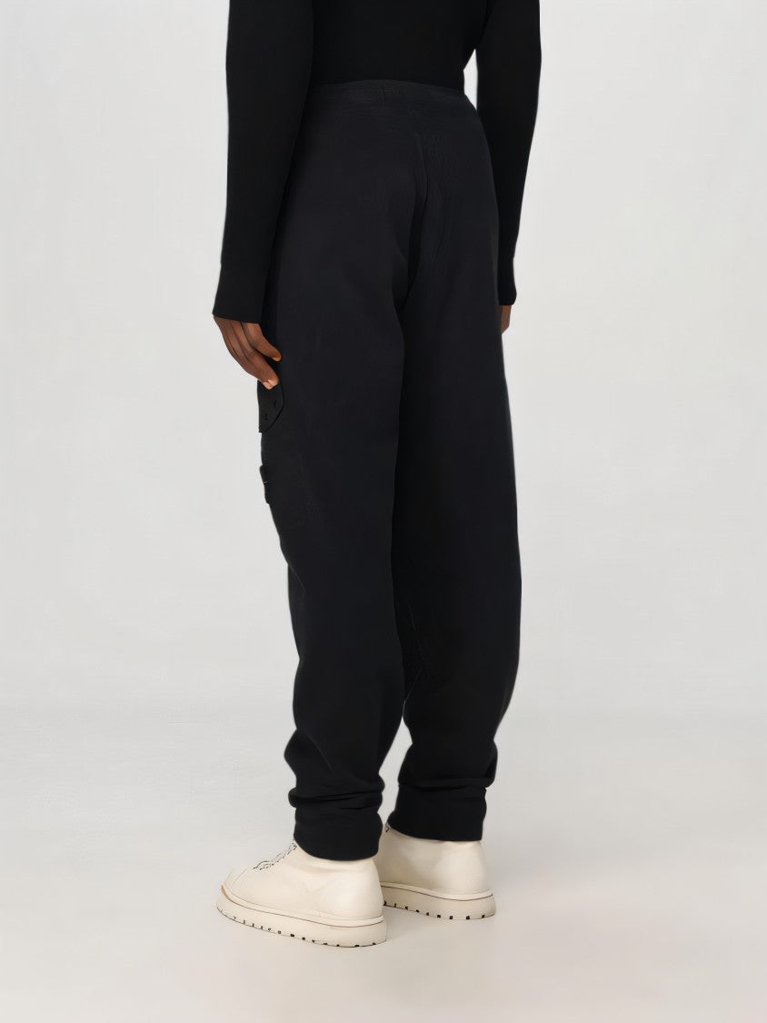Stone Island Jogger Pants With Elastic Waistband And Cuffs