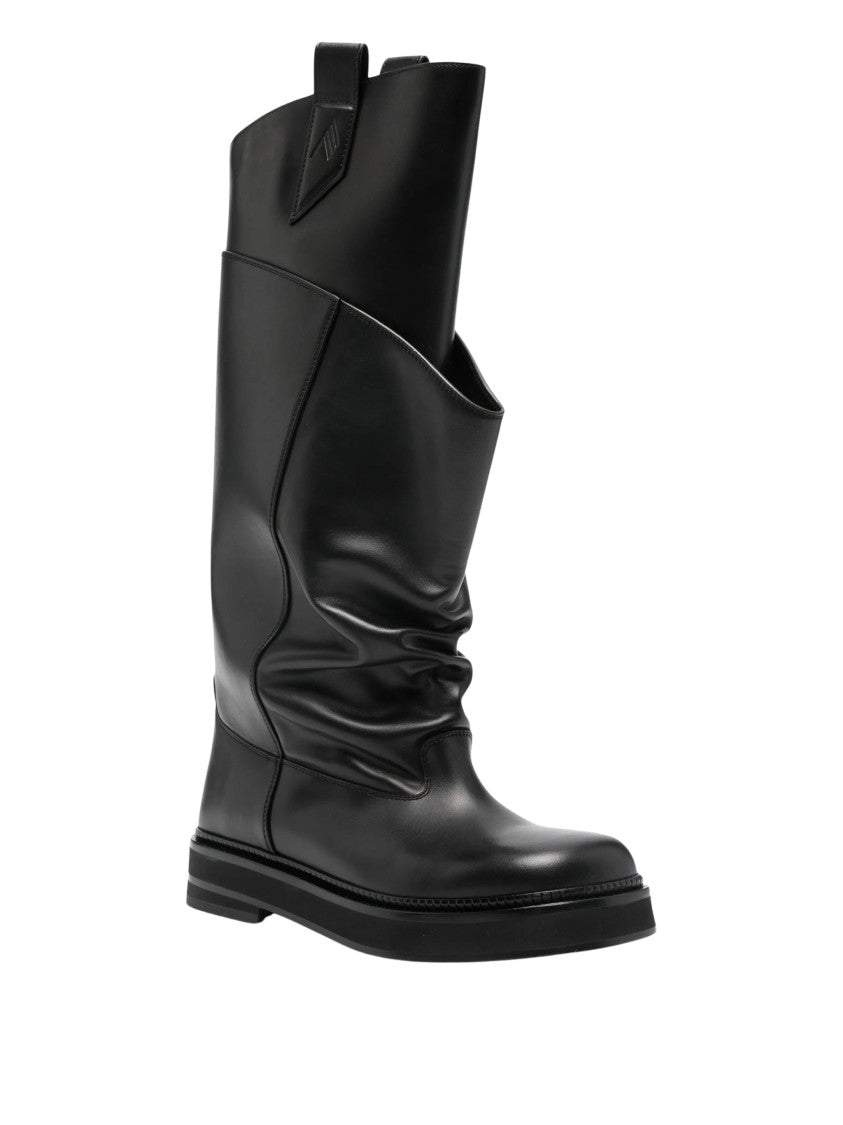The Attico New Robin Passeggiata Ruched Slouchy Boots